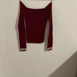 Hollister off the shoulder long sleeve